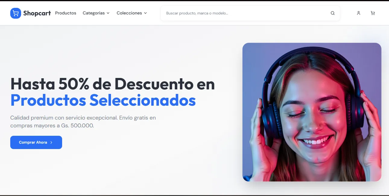 E-commerce Hero Section